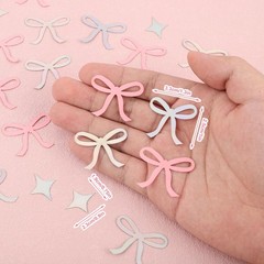 XIHIRCD Multicolor Confetti, Sequin, Bow & Star Shapes, 200pcs, Wedding Party