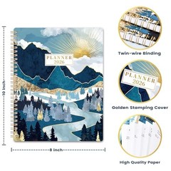2026 Planner – JAN 2026 – DEC 2026, Planner 2026, 8» x 10», 2026 Planners