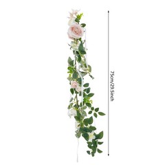 Artificial Wedding Chair Flowers, Set of 12, Durable Decorative Roses