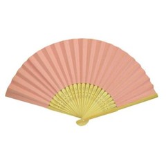 PAPER HAND FAN 8.25″ Color Choice GOOD QUALITY Bamboo Folding Pocket Purse NEW