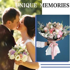 Personalized Wedding Bouquet Charm Making Kit – Silver Lacy Frame & Cabochons