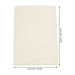 5x20ft Fabric Ceiling Drapes With 6 Panels Rod Pocket For Event Decor