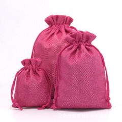 10/20/30pcs Wedding Imitation Hemp Favour Gift Bags Jewelry Drawstring Pouch