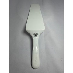 Andrea by Sadek Floral Porcelain Cake Server Japan White Pink Rose Vintage Style