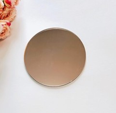 SET OF 10 LUXURY NAME PLACE WEDDING TABLE PLACEMENTSROUND ACRYLIC MIRROR BLANKSW
