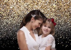 7x5FT Black and Gold Backdrop Gold Backdrop Glitter Backdrop Gold 7x5ft black