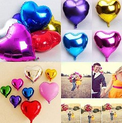 10″ 18″ 30″ Heart Foil Balloon Baby Shower Wedding Bridal Party Mother Day USA