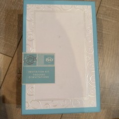 Gartner Studios Swirl Wedding Invitation Kit, Pearl, 50-Count (61042)