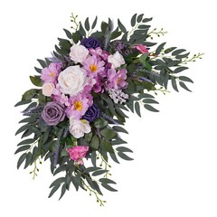 Lavender Purple Wedding Arch Artificial Flowers for Stunning Decor