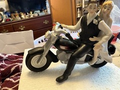 Motorcycle Biker Wedding Cake Topper By Magical Day New