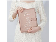 AW Bridal «Future Mrs» Wedding Planner-Rose Gold-Leather-NEW OUT OF PKG