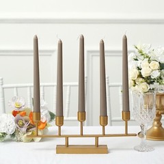 48 Taupe Premium 10″ Taper Candles Unscented Dinner Party Wedding Decorations