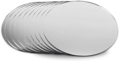 Stunning 10-Piece Set of Round Mirror Centerpieces for Weddings and Interiors