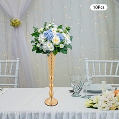 10pc Flower Stand For Wedding Party Decor 5.51*23.62in Gold Flower Stand