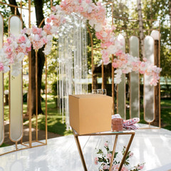 Kraft Card Box Raffle Box Voting Card Receiving Money Holder for Wedding Recepti