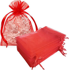5×7 Inch Organza Gift Bags with Drawstring for Jewelry,Candy,Dried Lavender Flow