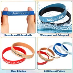 Bucherry 60 Pcs Bible Verse approx. 7.95 x 0.47 inches, classic color