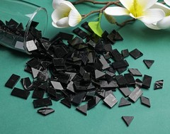 Multi-Color Options, Lanyani Glass Mosaic Tiles for Crafts,4 Shapes Mixed Col…