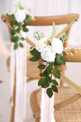 Elegant Pew Flowers Set for Wedding Aisle Decor – 10 Artificial Eucalyptus Bouqu