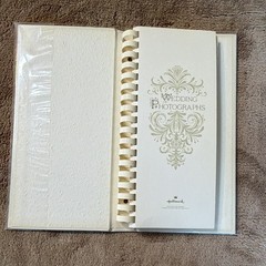 Vintage Hallmark Wedding Photo Album Original Slipcover Floral Embossed