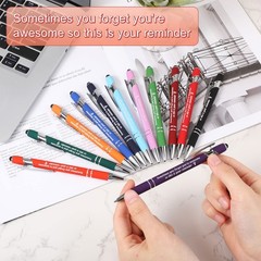 Colarr 12 Pcs Employee Appreciation Pen Ballpoint with Stylus Tip Pen 1.0 mm …
