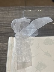 Vintage 2001 NOS Guest Book ANY OCCASION Wedding Roses Light Green White Grey