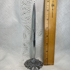 Silver Guest Signing Pen With Holder Stand