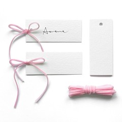 50 Pcs Place Cards for Table Setting -3.94″X1.57″ Table Place Cards with Velv…