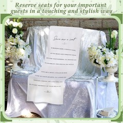Wedding Reserved Chair Sign Memorial Heaven – Seating Decor for Loved Ones