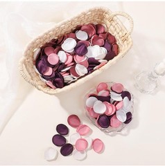 1200Pcs Silk Rose Petals Artificial Flower Decorations White Pink Mauve Burgundy