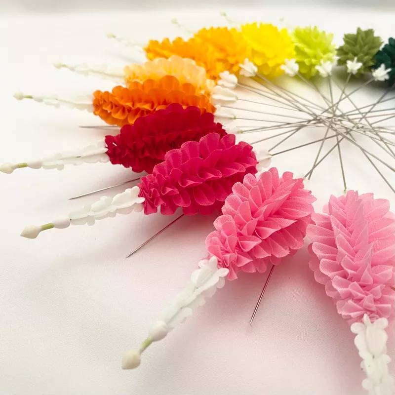 Artificial Flowers Fabric Plastic Garlands Bushes Needles Arranged Bouquets Plug