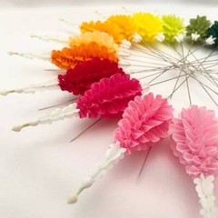 Artificial Flowers Fabric Plastic Garlands Bushes Needles Arranged Bouquets Plug