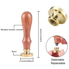 CRASPIRE Wax Seal Stamp Horse Vintage Wax Sealing Stamps Animal Retro 25mm Re…