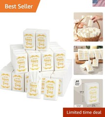 Ideal 60-Pack Travel Size Tissues – Fragrance-Free for Wedding Guests & Events