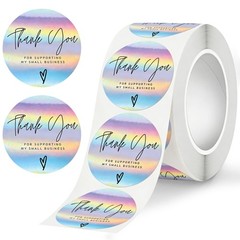 500PCS Thank You Stickers, 1.5″ Thank You for Supporting My Small Business St…