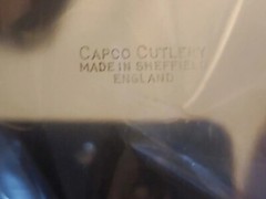Vtg Capco Sheffield England Cake Pie Cutter Brides Server Pearlized Handle NIB