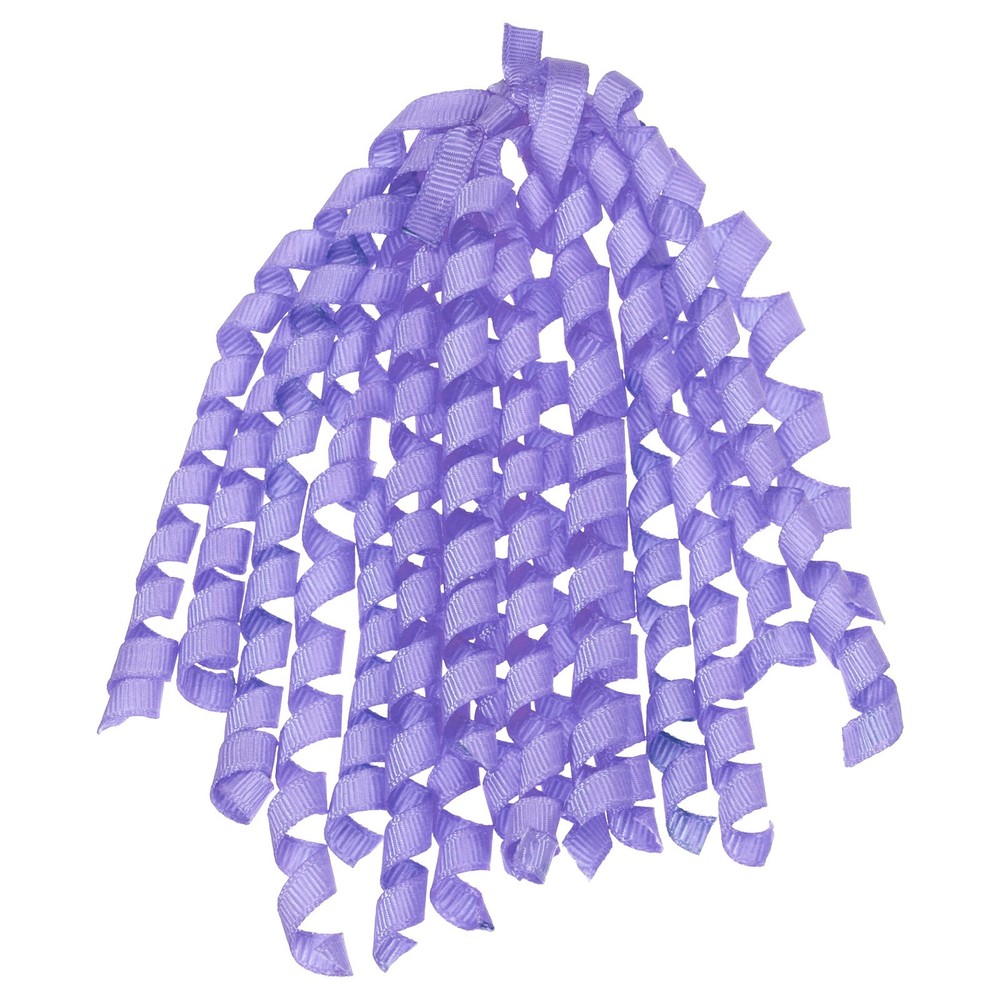 6 Count 6″ Large Curly Bows for Gift Wrapping Curling Ribbon Purple