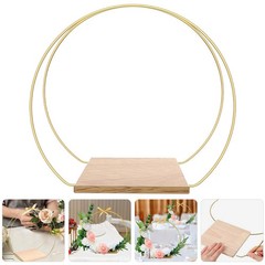 Metal Hoop Frame for Wedding Floral Centerpiece and Party Table Display