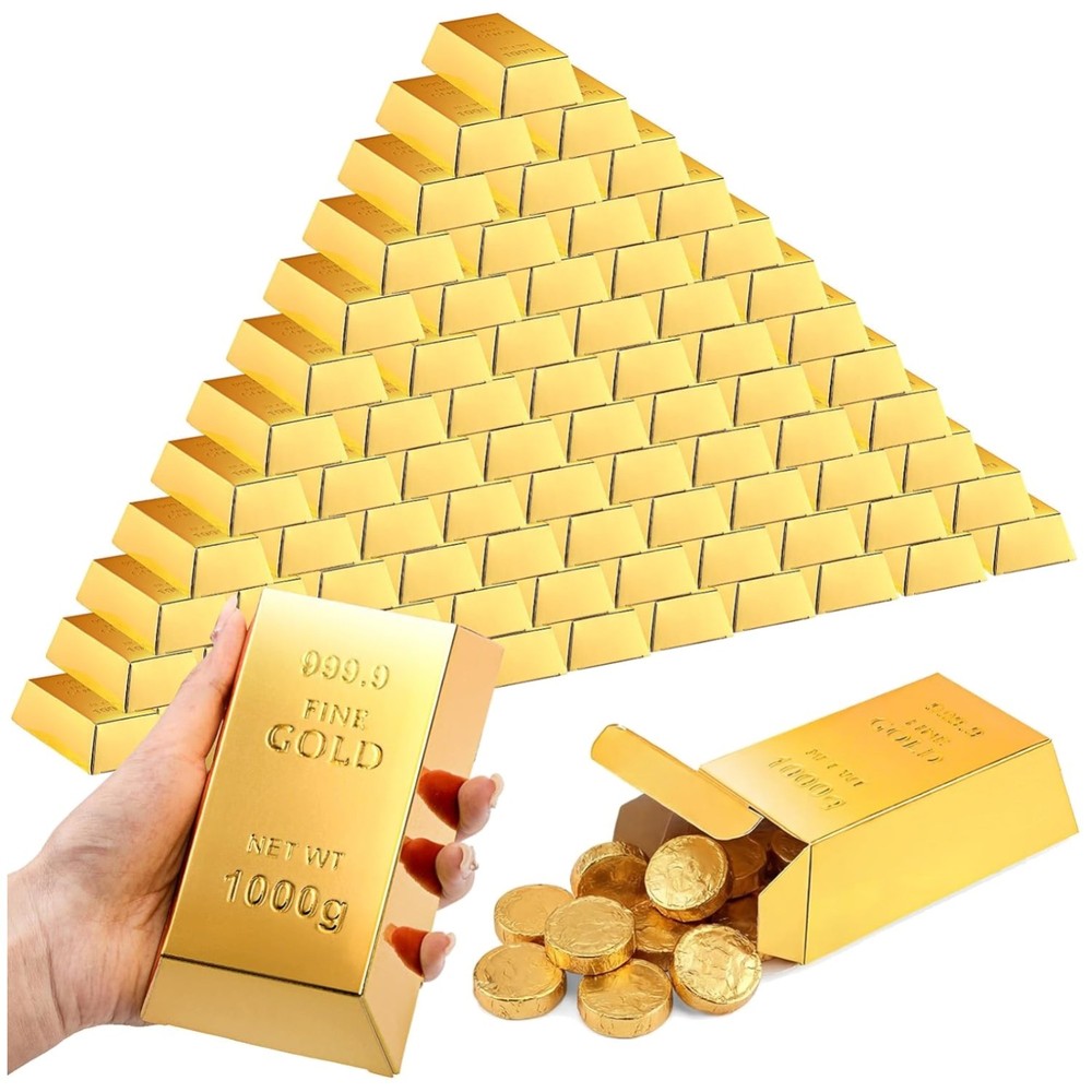 Treasure Brick Party Decorations, 5.5 x 3.2 Inches