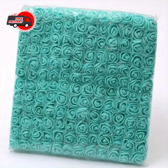 144Pcs Mini PE Foam Rose Heads Red Lace Flowers DIY Wedding Home Decor 2cm