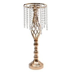 Gold Crystal Flower Stands Set of 6 55cm (21.7in) Wedding Centerpieces