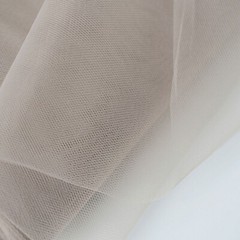 Taupe TULLE NET FABRIC 54″ wide x 40 yards Bolt Crafts Sewing Put-up Wedding
