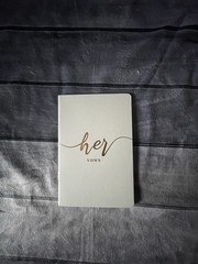 Personalized Wedding Vow Books His & Hers, Wedding Accessories & Gifts