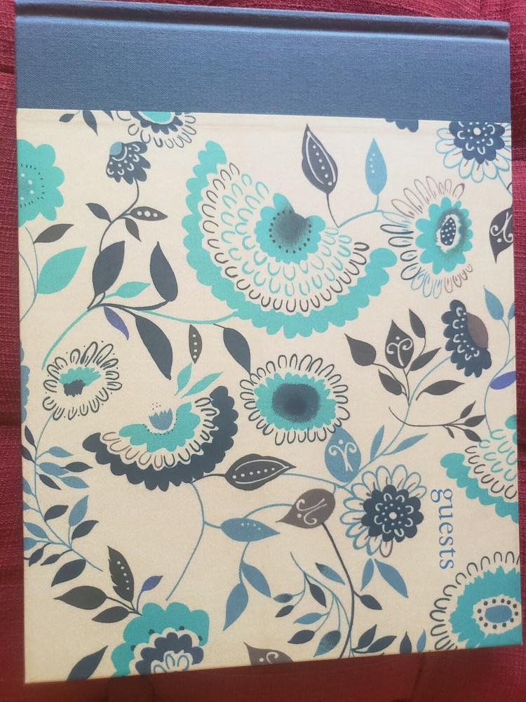 Most elegant guest book for all occasion. 36 pages. Gallison NY. 10.25″×8″.