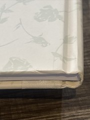 Vintage 2001 NOS Guest Book ANY OCCASION Wedding Roses Light Green White Grey