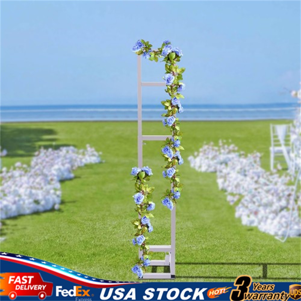 Wedding Arch Rack Iron Balloon Frame Metal Wrought Flower Stand Rack Party White