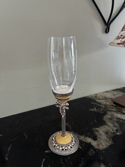 One Things Remembered Ceremonial Bride & Groom Wedding Champagne Flute Glass