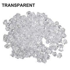 Decorative Glass Pebbles Stone Beads Vase Nugget Wedding Home Ornament New Uk