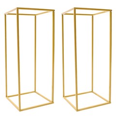 Elegant Gold Wedding Flower Stand – Durable, Reusable, Easy To Assemble