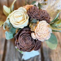 Sola Wood Mauve Wedding Floral Table Centerpieces Set of 3 Bridal Shower Decor